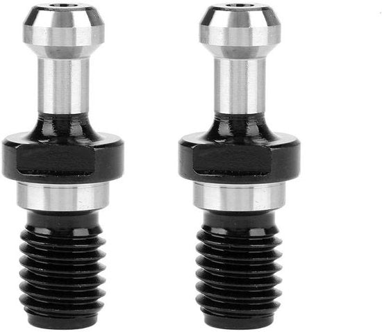Chiave a vite a 45 gradi con viti a filettatura maschile per maniglie di retention con foro centrale per attacco di tornio CNC - BT30