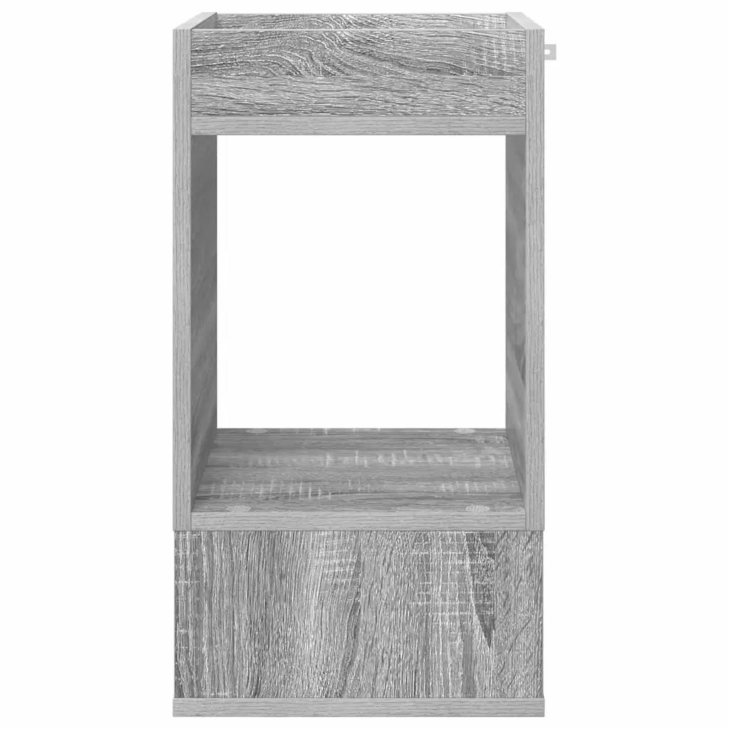 Tavolino Grigio Sonoma 30 x 30 x 56 cm Legno ingegnerizzato 890938