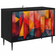 Mobile TV HEESCH 69 x 33 x 50,5 cm Rovere Nero 8007018
