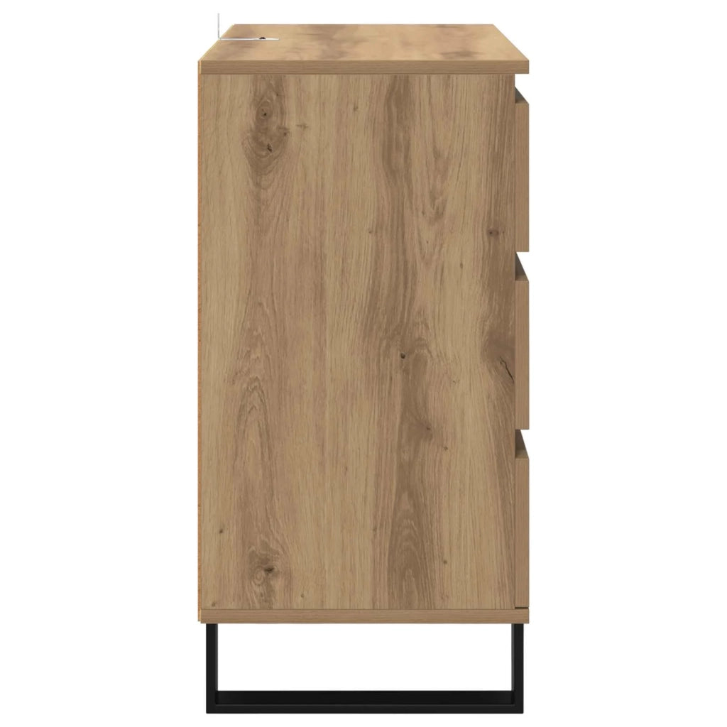 Credenza | Madia | Buffet da pranzo | Armadio da pranzo Rovere artigianale 60 x 35 x 70 cm Legno multistrato
