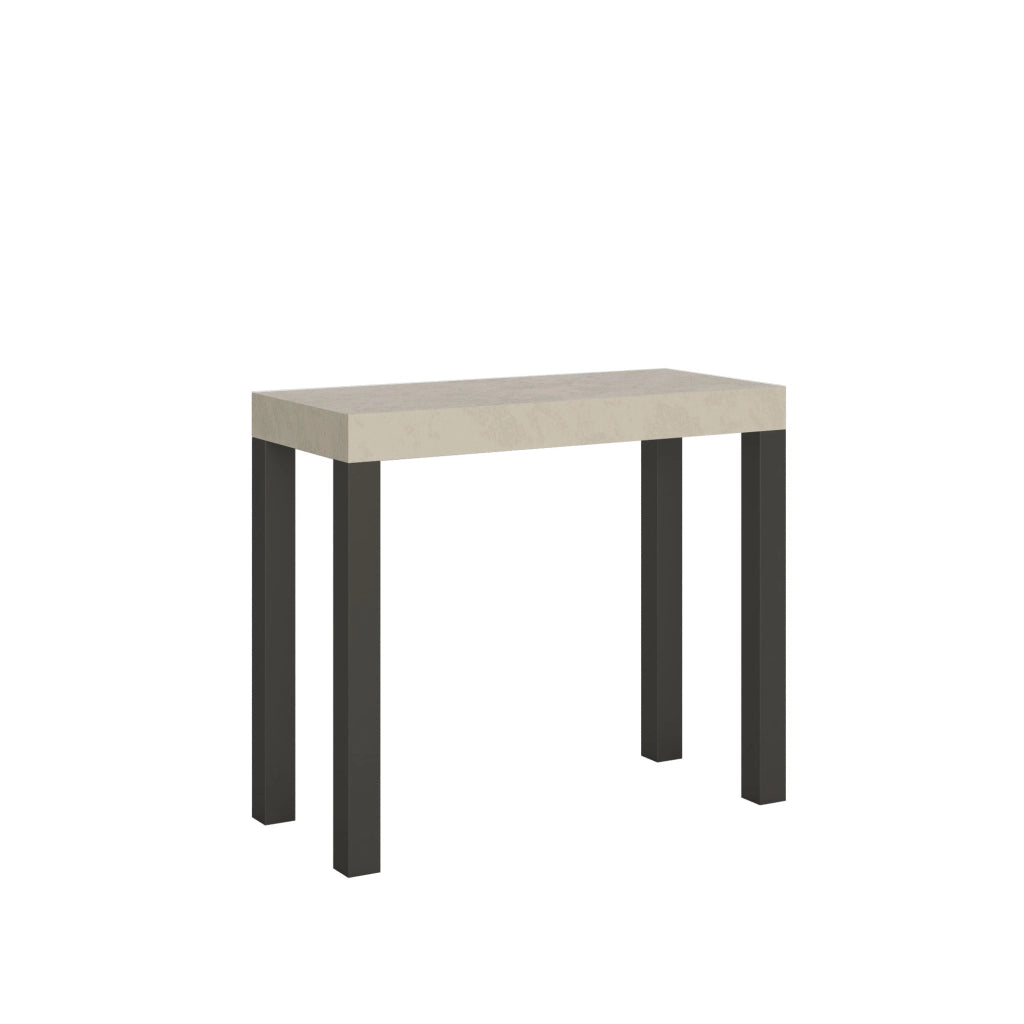 Consolle allungabile 90x40/300 cm Every Cashmere telaio Antracite