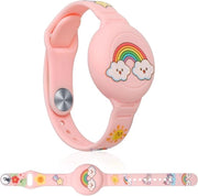 Cinturino acqua resistente per bambini - contenitore nascosto per Apple Air Tag - copertura in silicone - tracciamento GPS anti perdita - protezione completa .