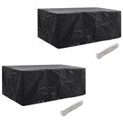 Coperture Arredi Giardino 2pz Polyrattan 8 Persone 229x113 cmcod mxl 71299