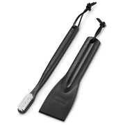 Weber 6202 Kit Pulizia Barbecue a Gas 2 Pezzi Spazzola e Raschietto colore Nero