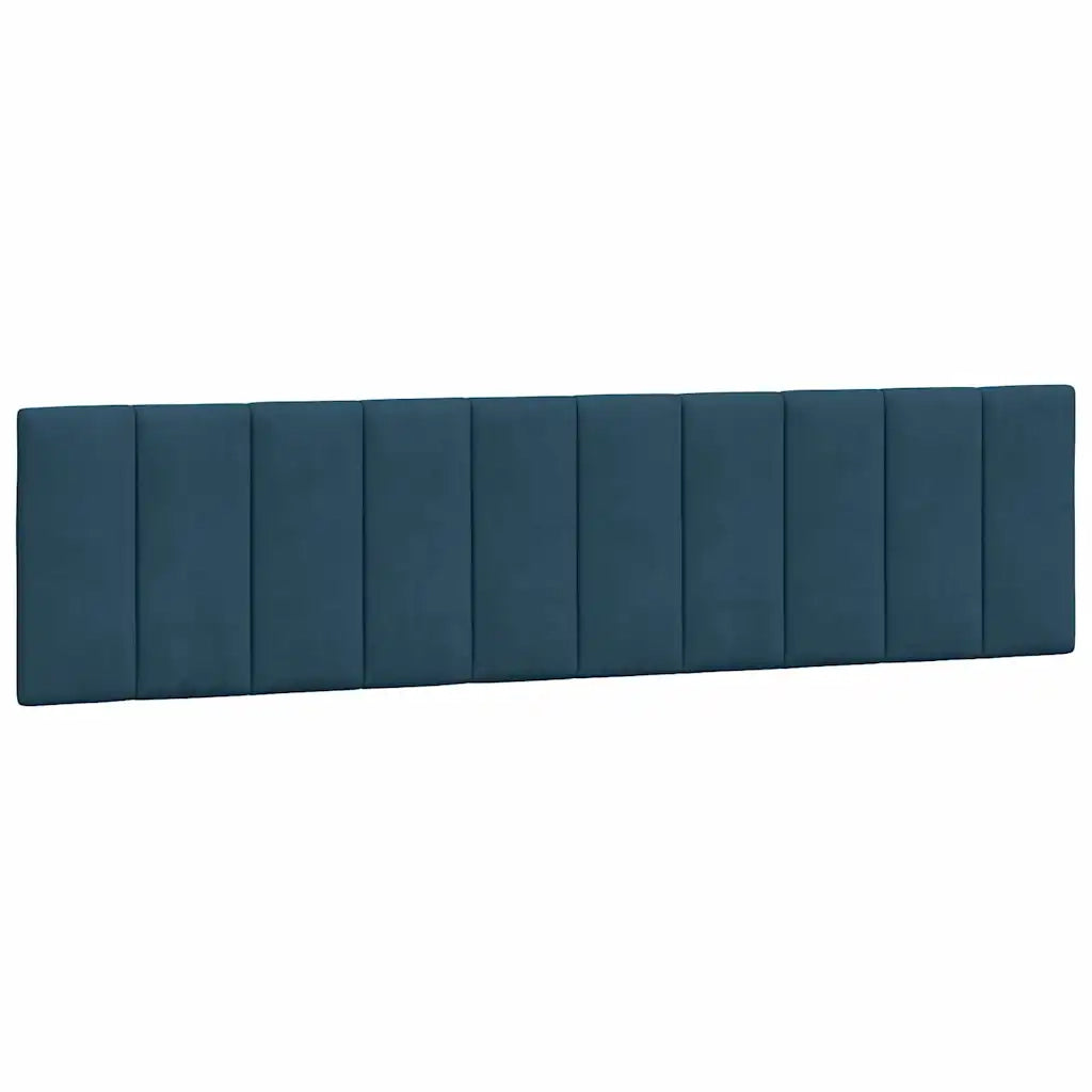 Letto con Materasso Hanko Blu 200x200 cm Velluto 3208620