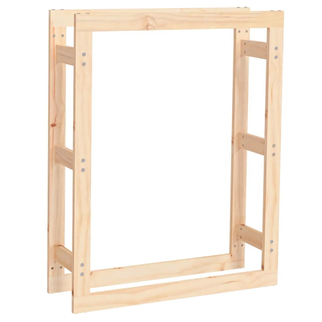 Portalegna 80x25x100 cm in Legno Massello di Pino 822417