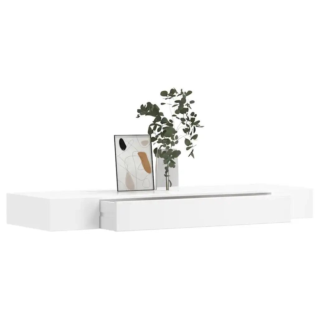 Mensole con Cassetti 2 pz Bianco 80 cm cod mxl 54296