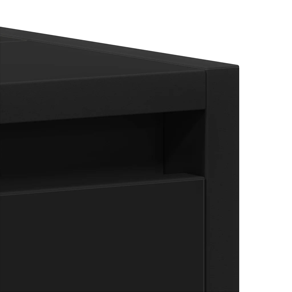 Mobile da Bagno Nero 60x33x61 cm in Legno Multistrato 802643