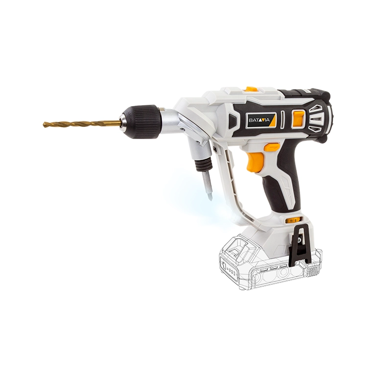 BATAVIA Trapano avvitatore a batteria TWIN DRILL 18V MAXXPACK | escl. Caricabatterie