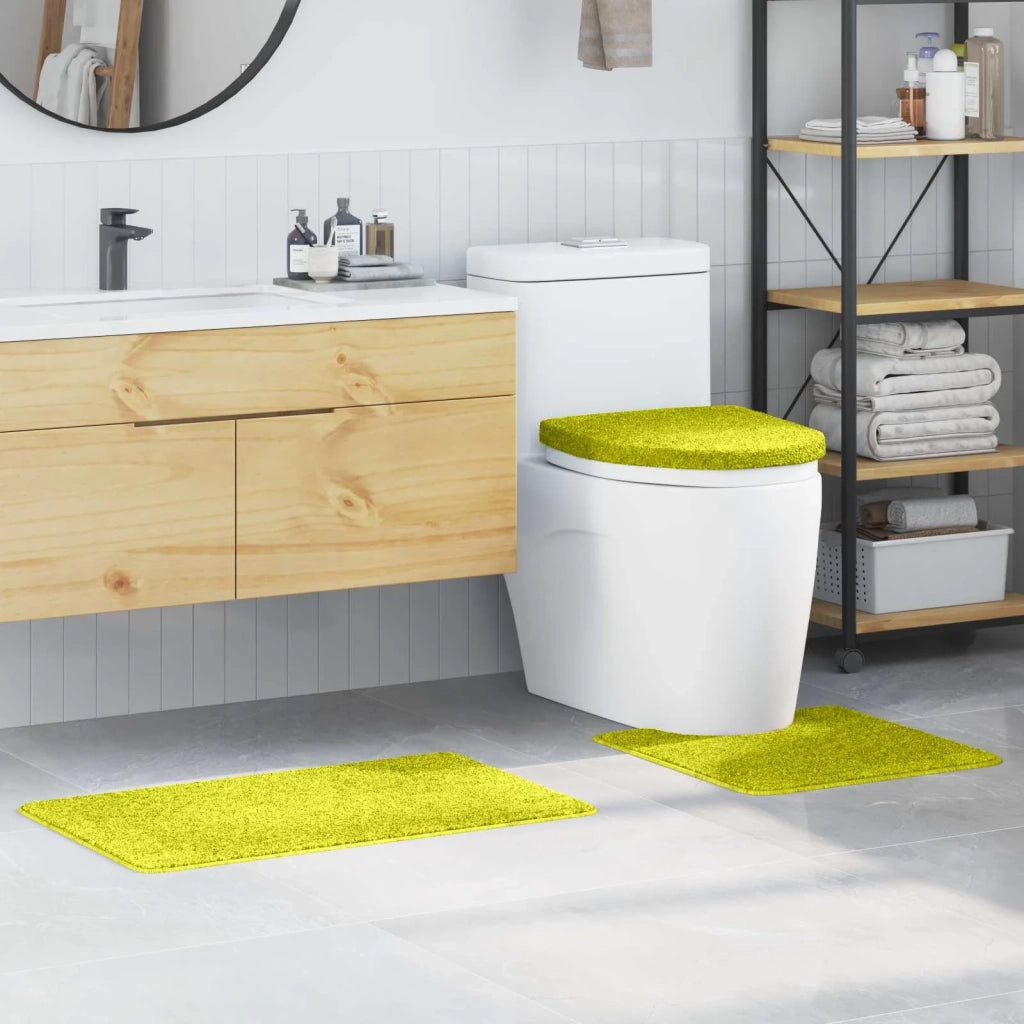 Set di tappetini antiscivolo per il bagno 3 pz Verde PP CFW5134063