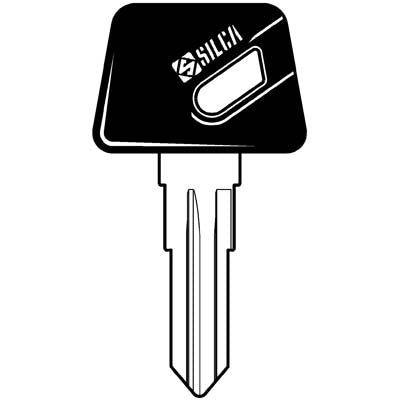 CHIAVE AUTO YAMAHA MALAGUTI MBK YH34P SILCA - ACCIAIO NICHELATO- 5 pezzi