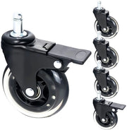 Supporti per pavimenti rigidi, Set di 5, Silenziosi e Protettivi per pavimenti, 11 mm