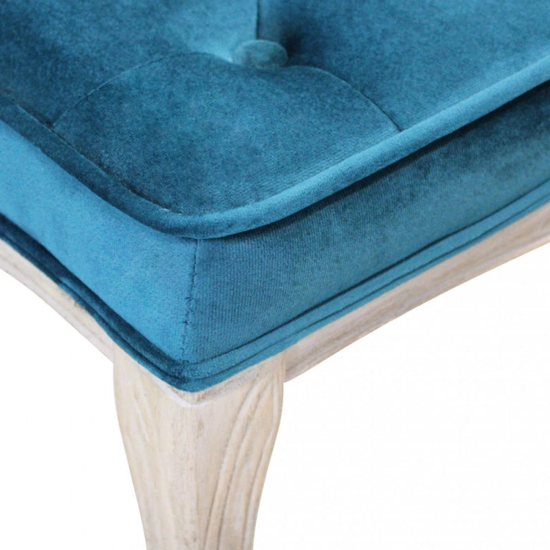 Set di 2 SGABELLI MARLY IN VELLUTO BLU