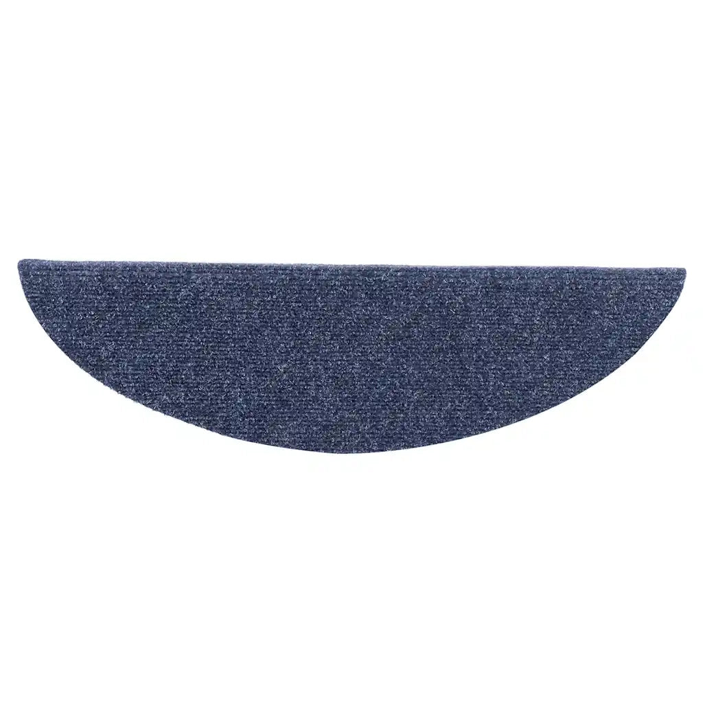 Tappetini Adesivi per Scale 5 pz 56x17x3 cm Blu Agugliati