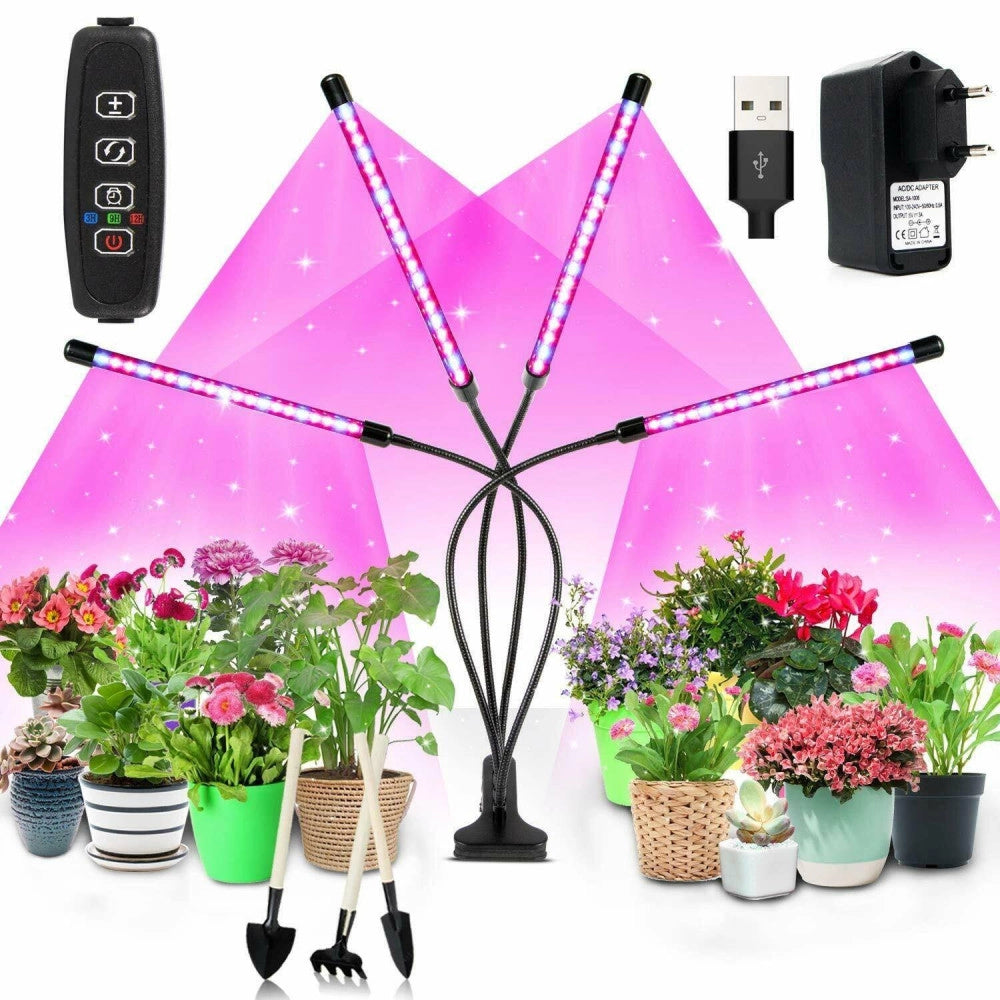 Trade Shop - Lampada Da Coltivazione Piante A Led 80 Led Flessibile Serra Coltura Idroponica -