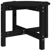 Tavolino da salotto | Tavolino da caff¨¨ | Tavolino da Soggiorno Nero ? 62,5x45 cm in Legno Massello di Pino