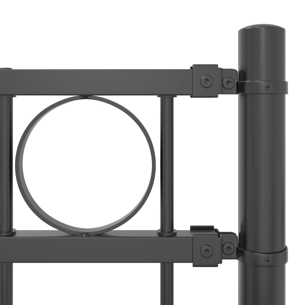 Recinzione da Giardino  Grigia 1,7x1,5 m in Acciaio