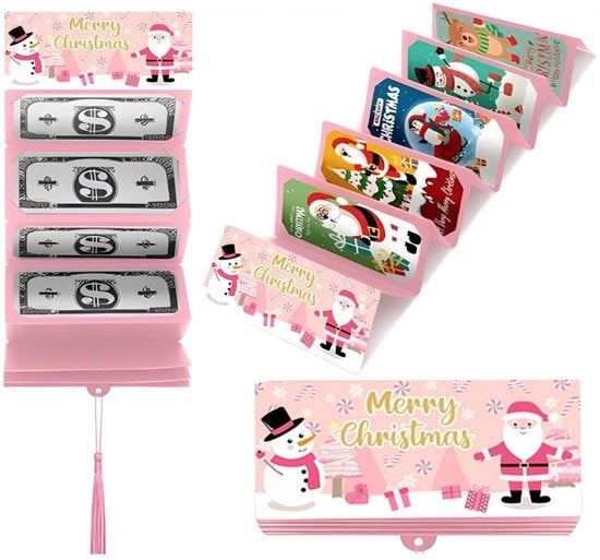 Enveloppe per Regali - 2 Pezzi - Natale - Regali Creativi - Enveloppe per Regali - Banconote - Elementi di Natale Raffinati