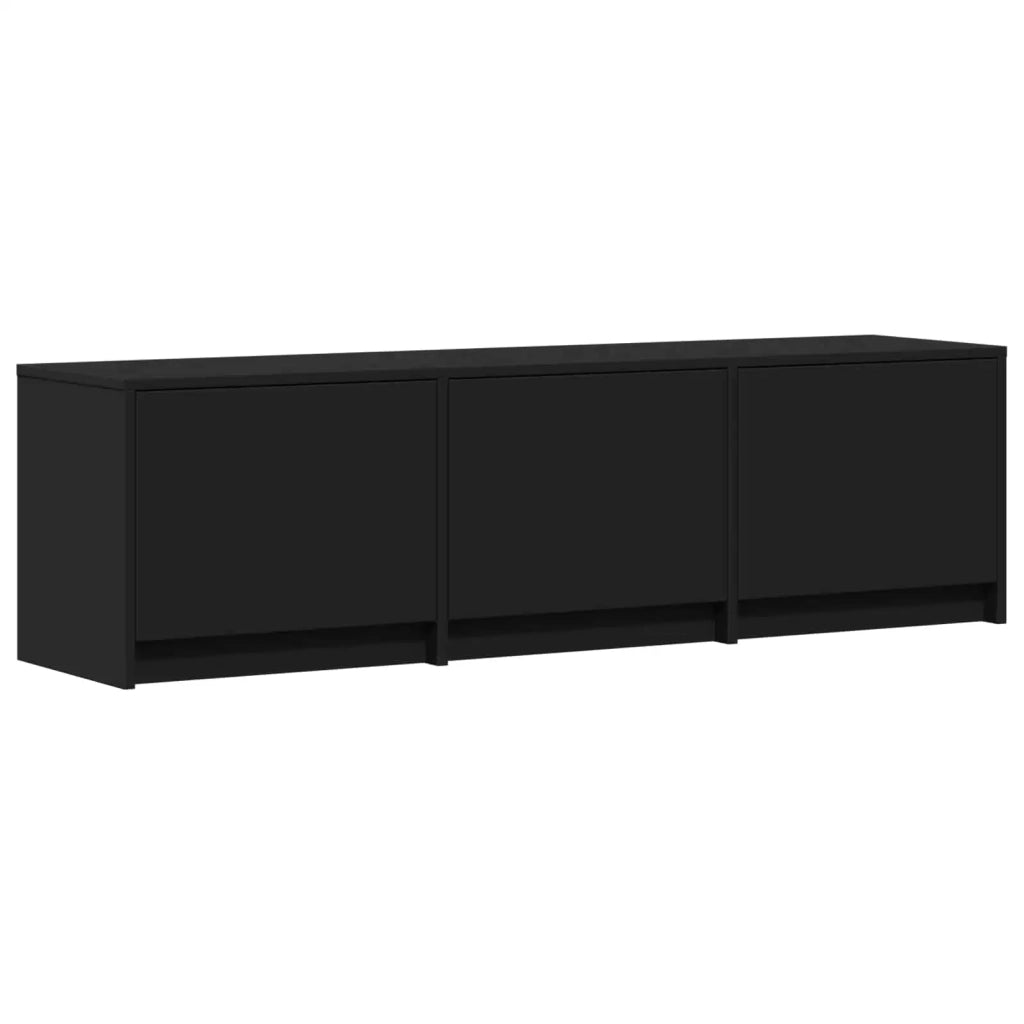 Mobile TV con LED Nero 140 x 34 x 40 cm Legno ingegnerizzato 3418706