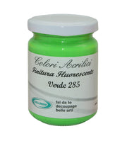 COLORE ACRILICO ML 125 FLUORESCENTE VERDE