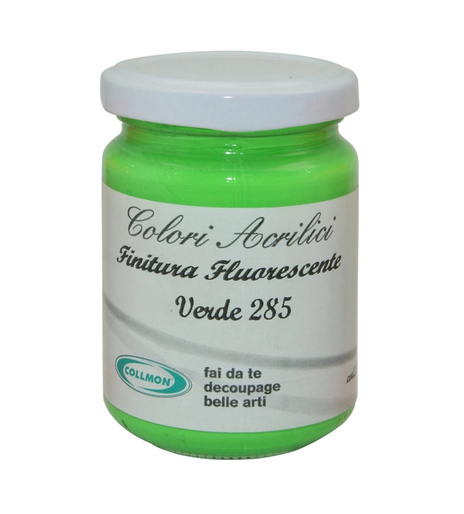 COLORE ACRILICO ML 125 FLUORESCENTE VERDE