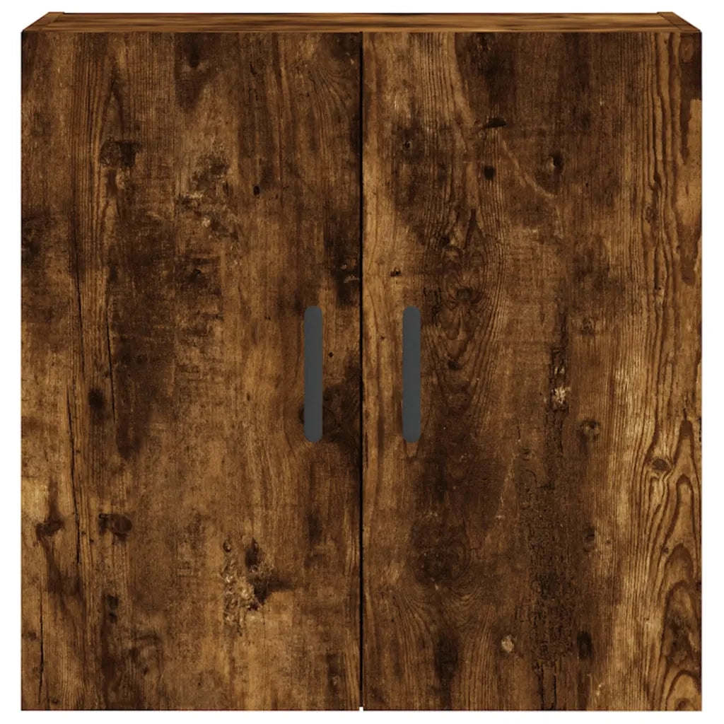 Armadietto a Muro | Mobile a Parete Rovere Fumo 60x31x60 cm in Legno Multistrato
