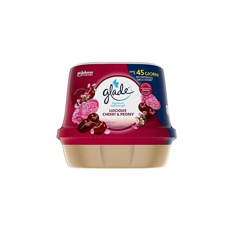 GLADE GEL ASSORBIODORI PER BAGNO CHERRY & PEONY IN FORMATO DA 180 GR