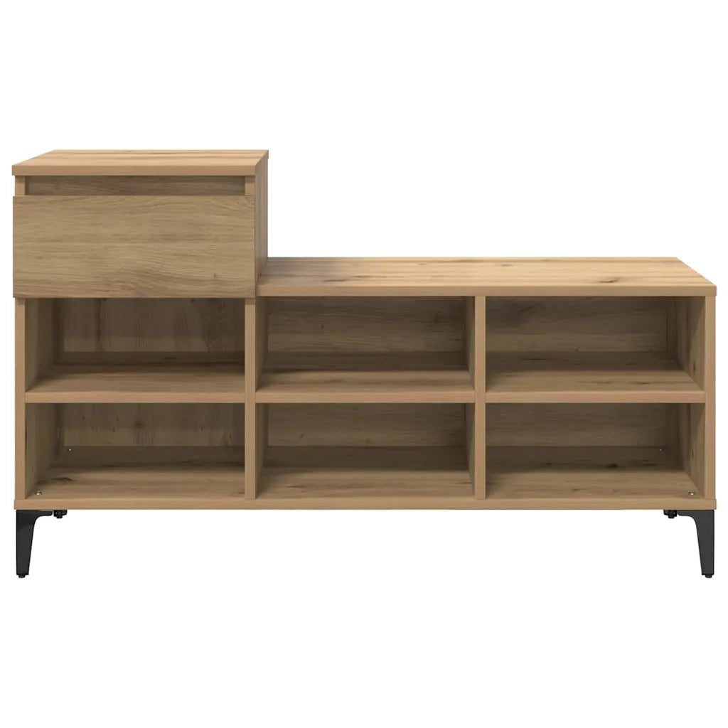 Mobile per scarpe-Scarpiera rovere artigianale 102 x 36 x 60 cm 625405