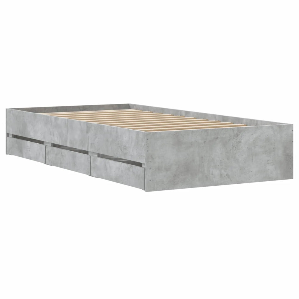 Telaio del letto con storage Sonoma grigio 80 x 200 cm 3429609