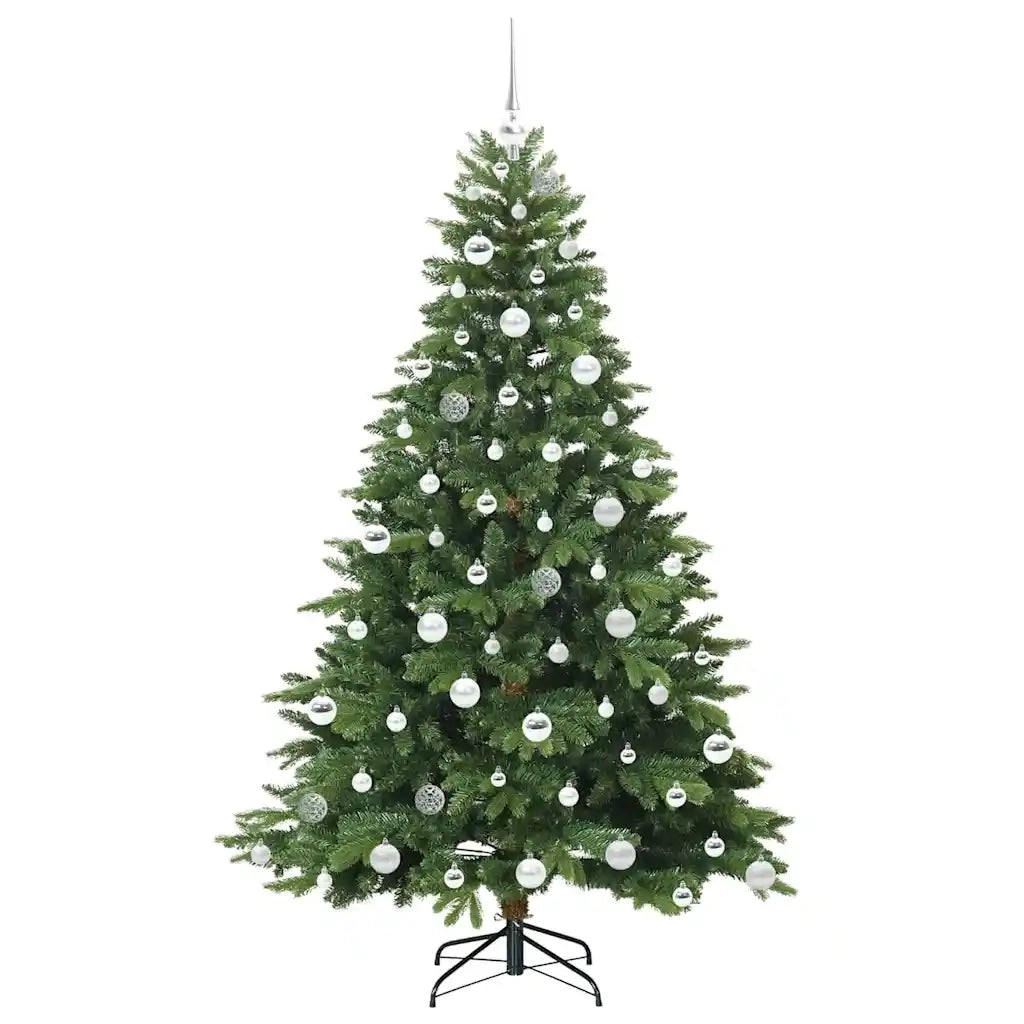 Albero di Natale artificiale con 300 LED Verde 180 cm PE e PVC 3397554