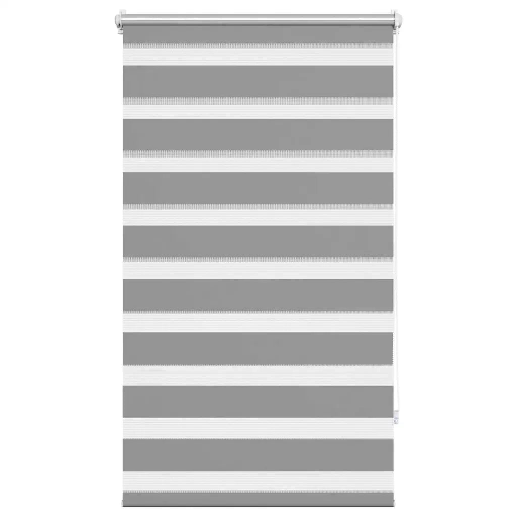 Tenda a rullo | Tenda avvolgibile zebra 90,9x150 cm Tessuto Larghezza 86,7 cm grigio