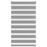 Tenda a rullo | Tenda avvolgibile zebra 90,9x150 cm Tessuto Larghezza 86,7 cm grigio