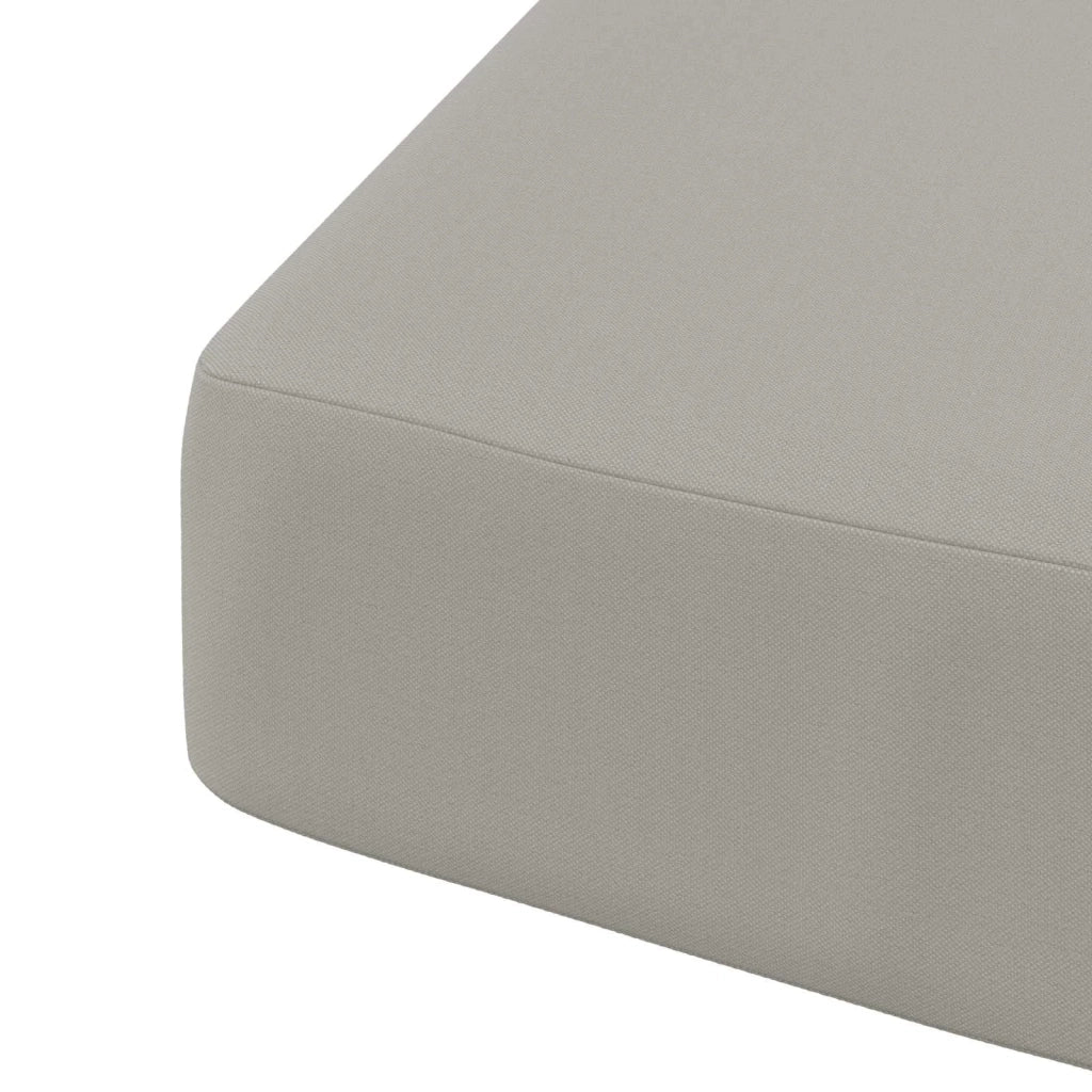 Cuscini per Sedia in 4 Pezzi SOEST 4 pcs 100% Poliestere Grigio 945204