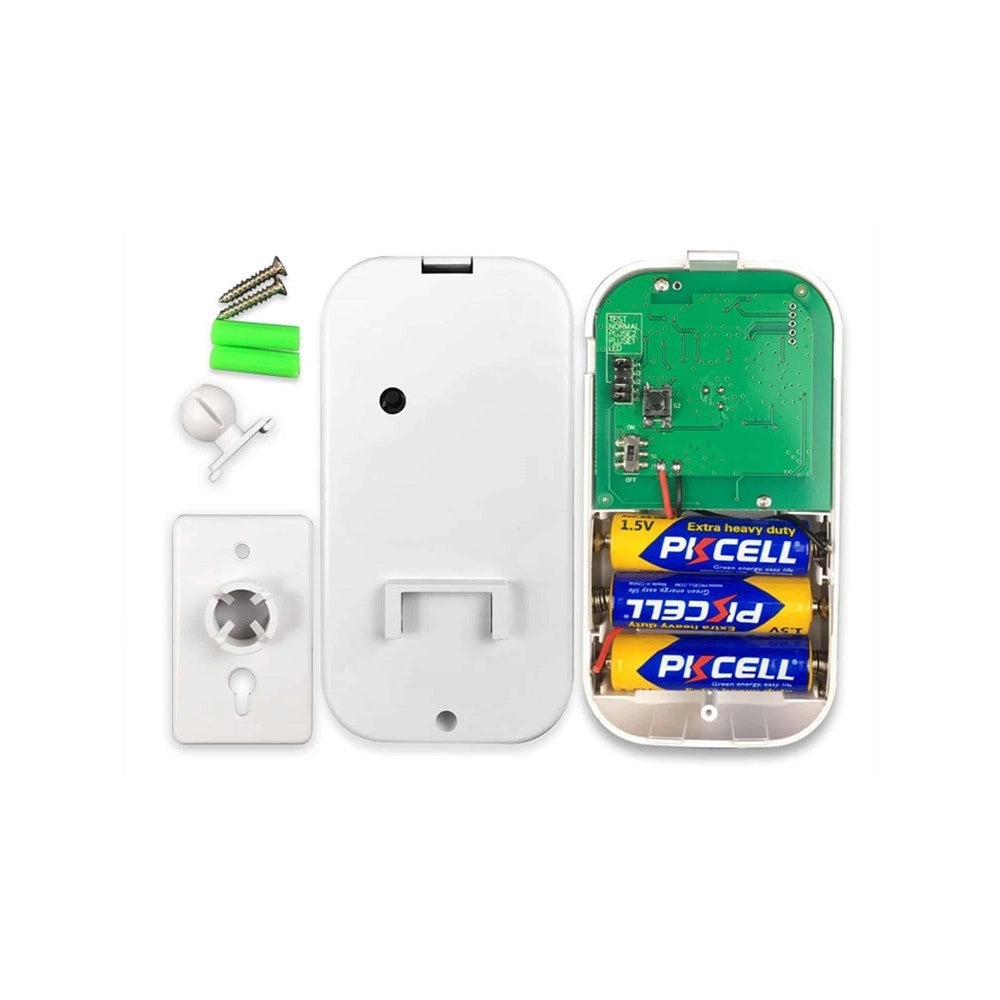 Trade Shop - Rilevatore Di Movimento Senza Fili Sensore Per Porta Finestra Allarme Casa Zx-p10 -