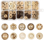 Chiodi in legno 100 pezzi - Chiodi da cucito manufatti a mano - Maniglie in scala di cocco - Amichevoli con bambini - Sostenibili - 13 mm