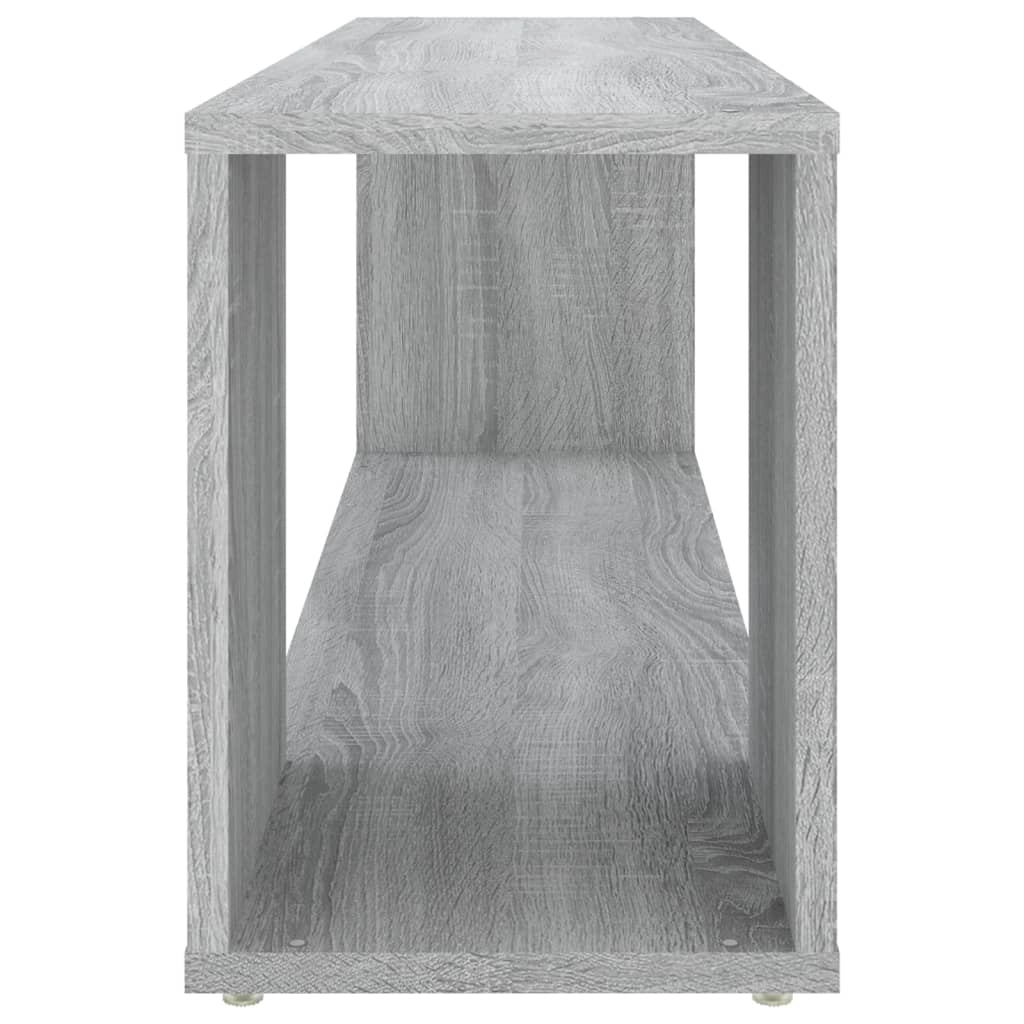 Mobile TV multimediale mensola TV credenza TV sala da pranzo soggiorno camera da letto Sonoma 100 x 24 x 32 cm legno ingegnerizzato grigio 02_0028318