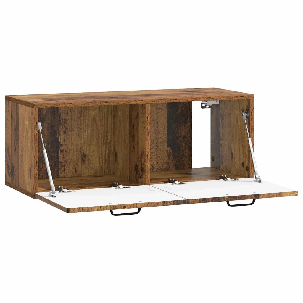 Mobile Porta TV da Muro Legno antico 78,5 x 31 x 30 cm 899403