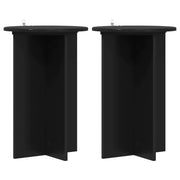 Supporto per piante | Sostegno per piante 2 pz Nero ?40 x 60 cm Legno ingegnerizzato