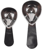 Set di 2 Cucchiai in Acciaio Inossidabile con Cucchiai di Misura
