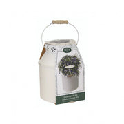 Kit Coltivazione Fiori di Lobelia, con vaso in metallo, terriccio e semi
