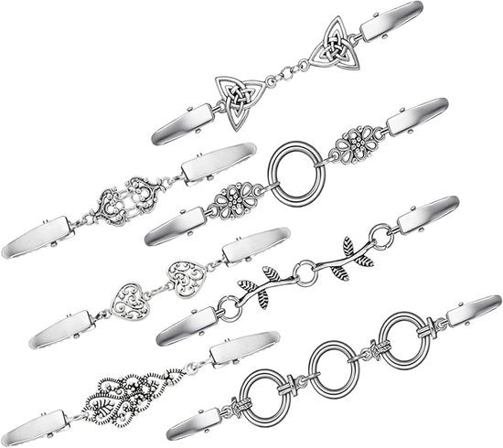 Vestclips per donne, clip per cintura vintage, clip per tronchetti, giacche e camicie per donne, Unico modello.