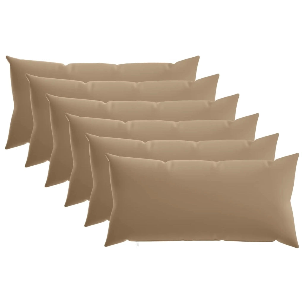 Federa 6 pz HEERLEN Tortora 40 x 80 cm Poliestere 910049