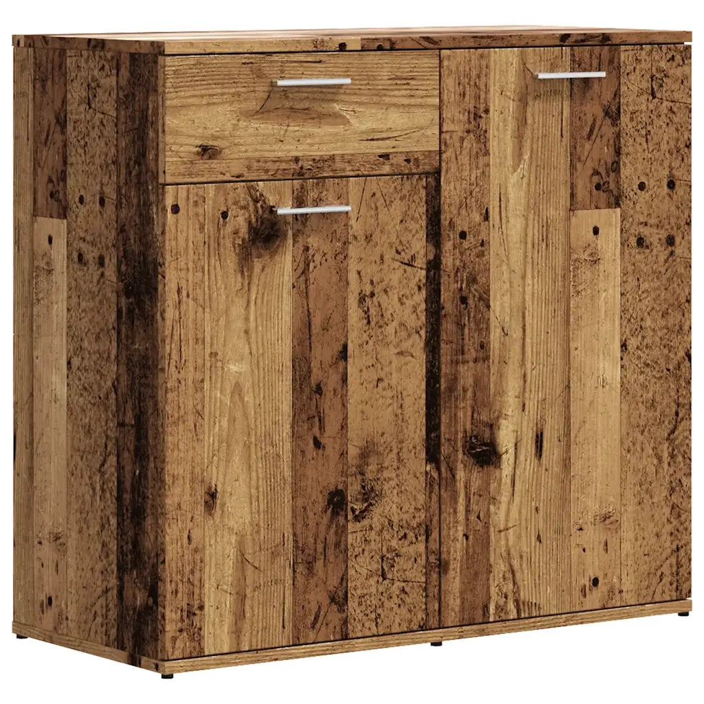 Credenza Legno Antico 80x36x75 cm in Truciolato