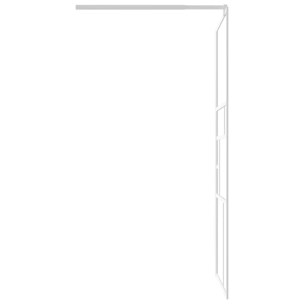 Parete per Doccia Walk in 90x195 cm in Vetro ESG Bianco cod mxl 43546