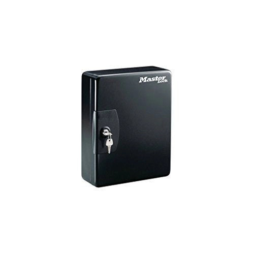 Master Lock KB-25ML Armadietto Portachiavi per 25 Chiavi con Chiusura a Chiave e Gancetti in Acciaio colore Nero