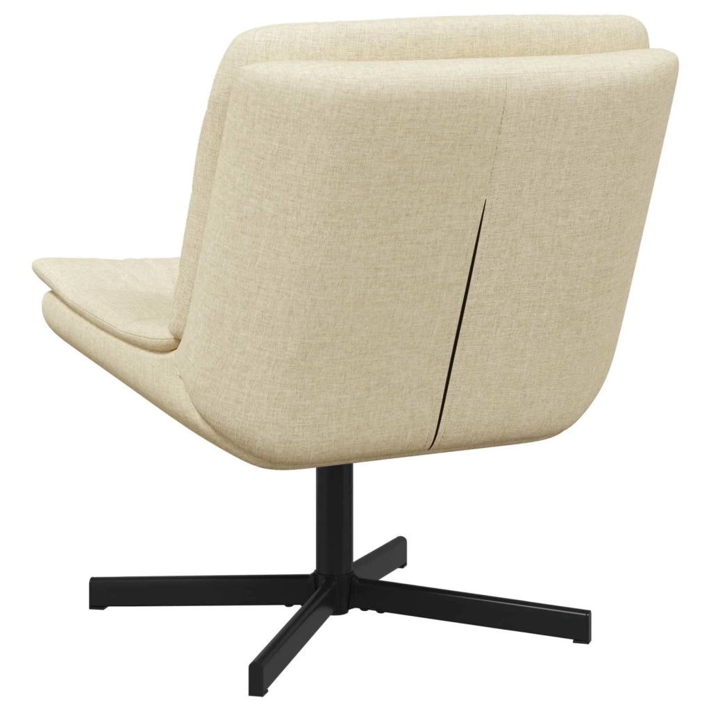 Sedia girevole Crema 63 x 75 x 76 cm Tessuto CFW1298262