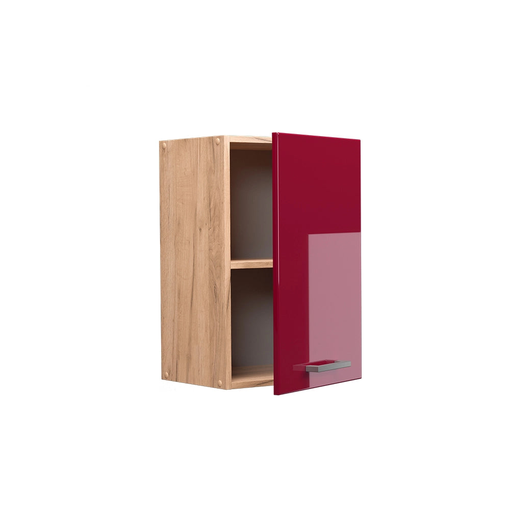Vicco Pensile da cucina Rosso lucido 40 cm