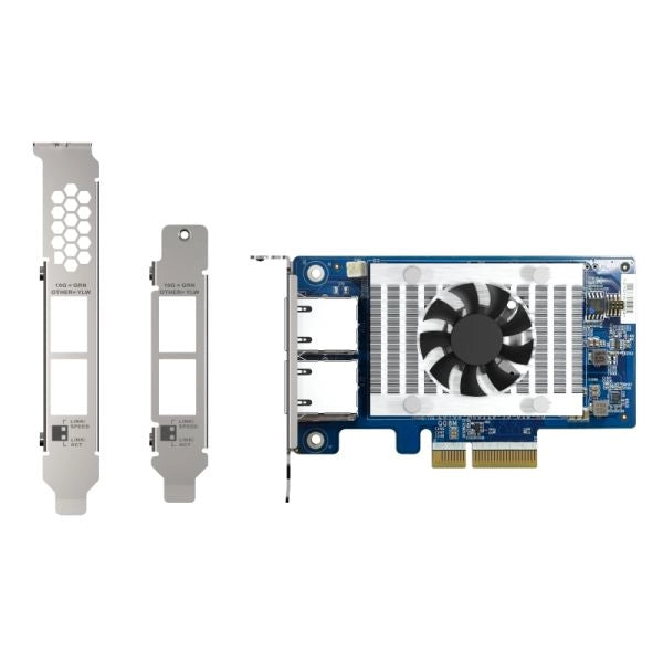 Qnap qxg-10g2t-x710 scheda di rete e adattatore interno ethernet 1000 mbit/s