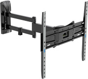 Sistema di Supporto Full Motion per Schermi da 40" a 82", con Braccio e Doppia Rotazione, Fissaggio VESA 200-300-400, Carico Massimo 30 kg, Nero