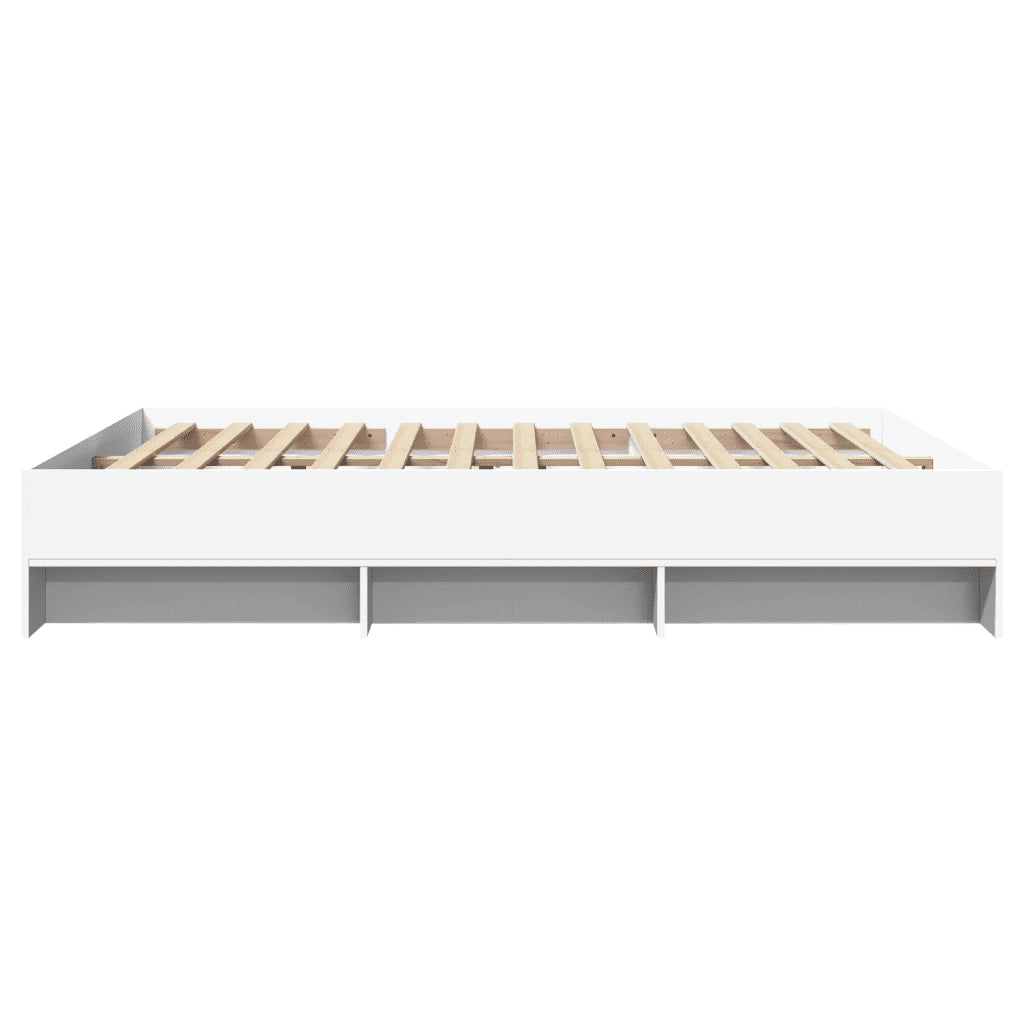 Giroletto senza Materasso Bianco 160x200cm in Legno Multistrato 3295639